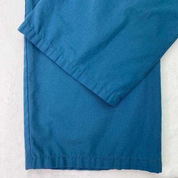 Dickies Pants Womens Medium Caribbean Blue Classic Button Elastic Scrubs Pants - Picture 4 of 8